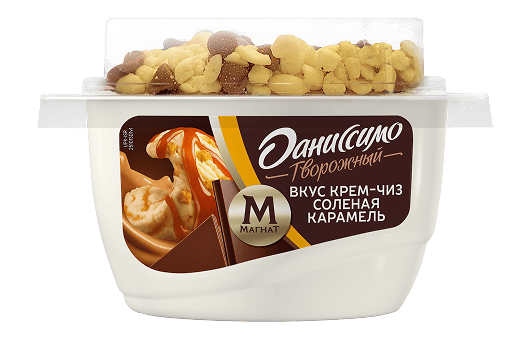 Даниссимо со вкусом крем-чиз соленая карамель